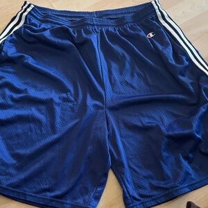 Champion Men's Dark Blue Athletic Shorts